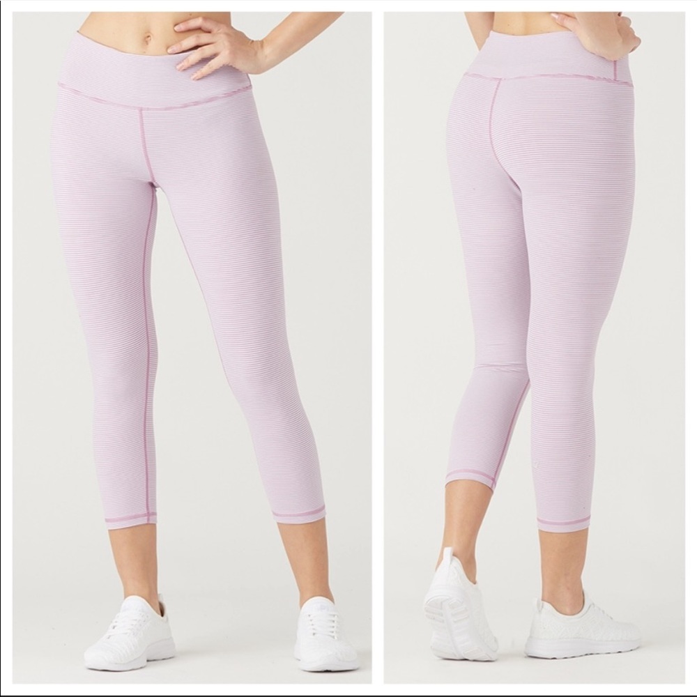 Pink and White Glyder Leggings